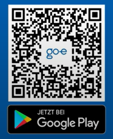 QR-code voor de go-e-app in Google Play